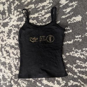Vintage '90s Page & Plant crop tank Led Zeppelin